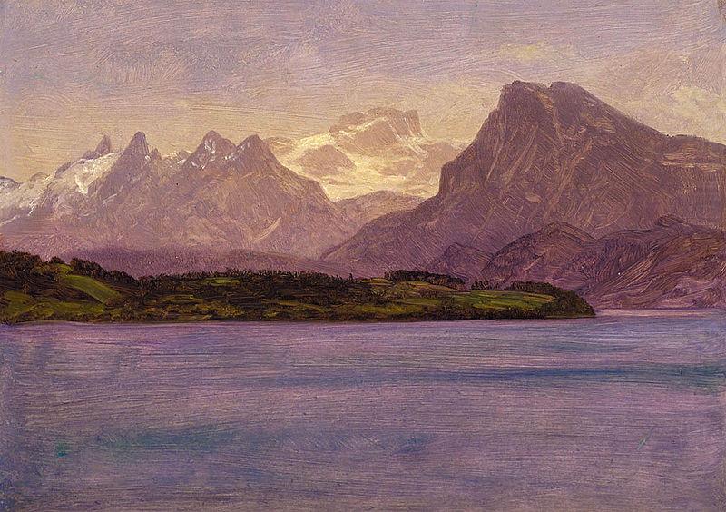 Albert Bierstadt Alaskan Coastal Range china oil painting image
